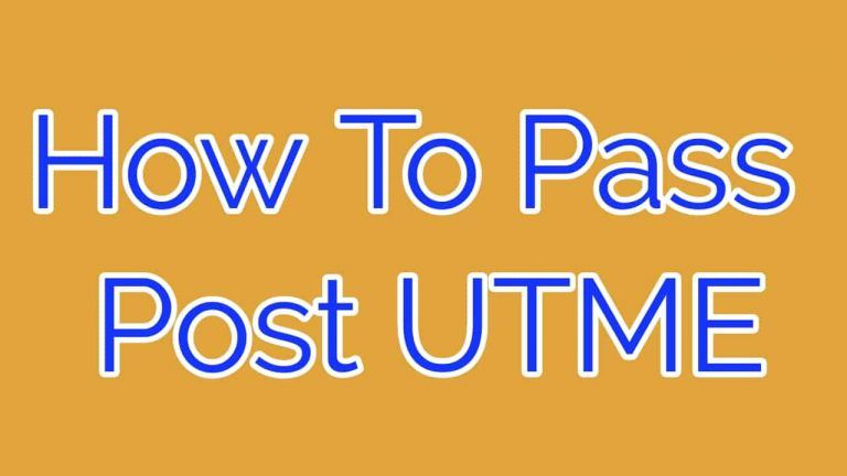 how to prepare for post UTME