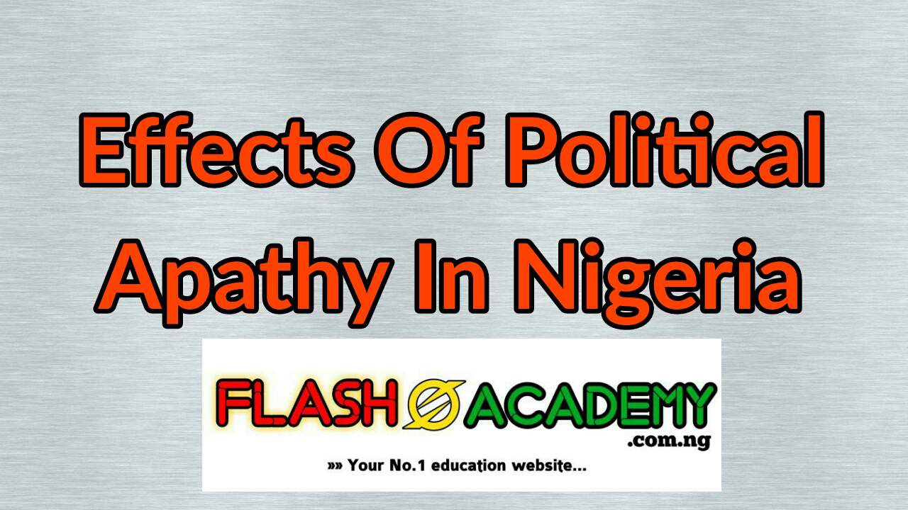 Effects of political apathy in Nigeria