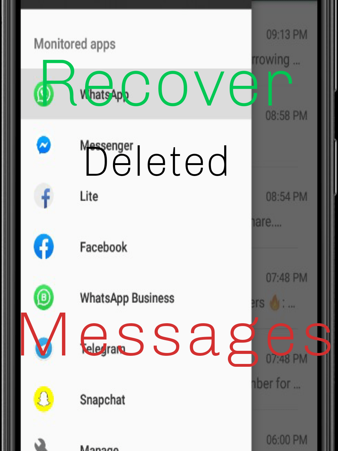 How to recover deleted messages on social media