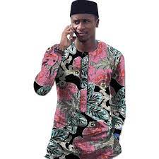 ankara styles for men long sleeve